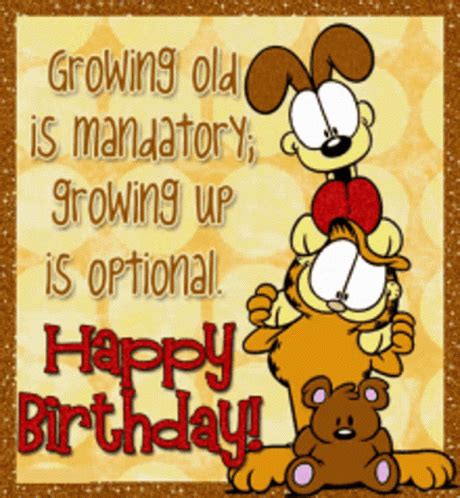 Garfield Odie GIF – Garfield Odie Happy Birthday – Откриване и ...