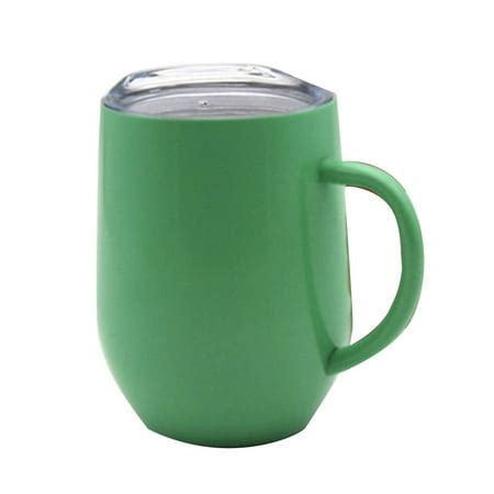 Coffee Mug Vacuum Insulated Mugs With Handle and Lid Stainless Steel ...