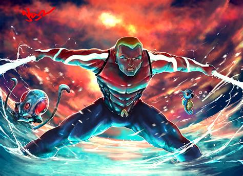 Aquaman, dc superhero, art HD wallpaper | Pxfuel