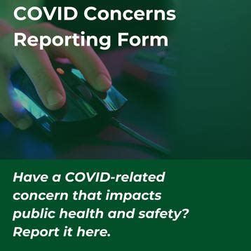 COVID Concerns Reporting Form | Sauk County Wisconsin Official Website