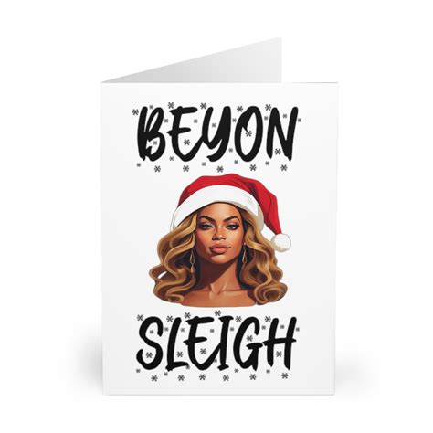 Beyonce Christmas Cards Beyonce Inspired Card Beyonce Greeting - Etsy