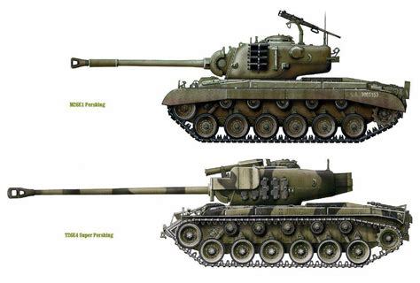 M26 Pershing/T26E4 SuperPershing | Tanks military, Pershing, War tank