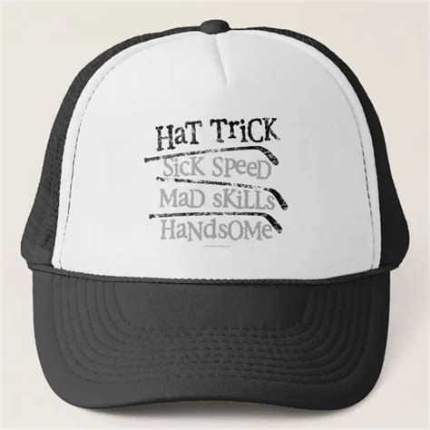 Hockey Hat Trick | Zazzle