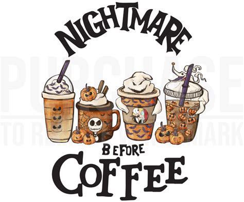 Halloween Coffee, Halloween Crafts, Diy Vinyl Projects, Cricut Iron On Vinyl, Nightmare Before ...