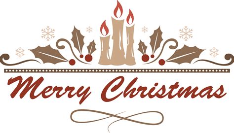 Christmas Poster - Vector Merry Christmas Candle posters header png ...