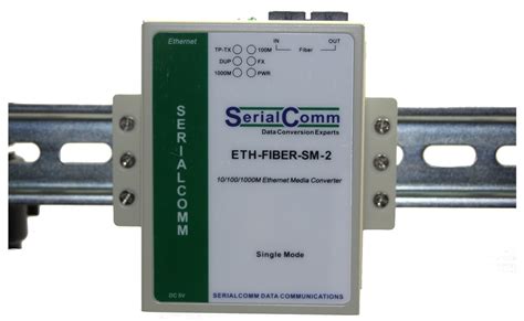 1G Ethernet Fiber Optic Media Converter - SM - ST or SC