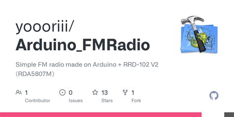 GitHub - yoooriii/Arduino_FMRadio: Simple FM radio made on Arduino ...