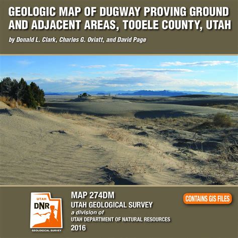 Geologic map of Dugway Proving Ground and adjacent areas, Tooele County ...