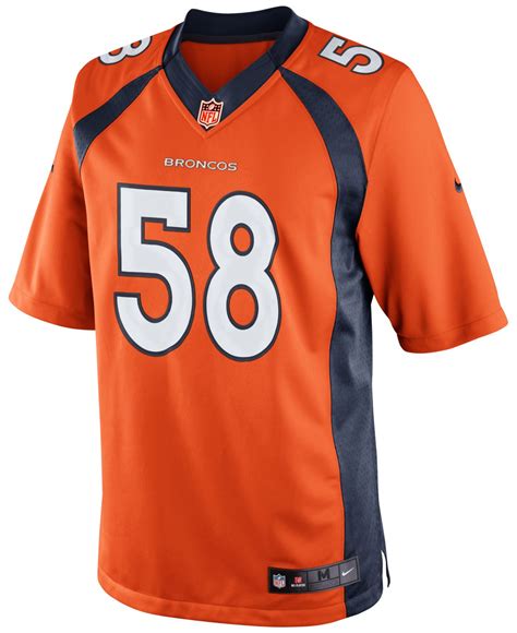 Nike Men's Von Miller Denver Broncos Limited Jersey in Orange | Lyst