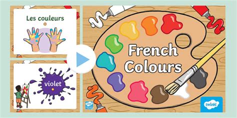 French Colours PowerPoint - Years 1 & Year 2 (teacher made)