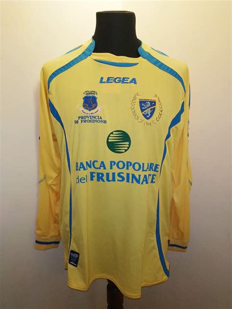 Frosinone Calcio Home football shirt 2008 - 2009. Sponsored by Banco ...