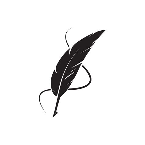 quill pen logo 13784190 Vector Art at Vecteezy