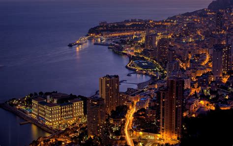 Monaco Winter Sunset Cityscape Wallpapers - Wallpaper Cave