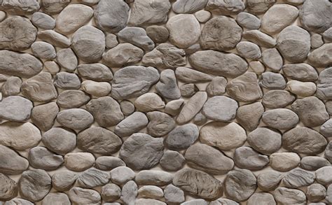 River Rock Effect Wallpaper for Walls | 3D Stone Pattern