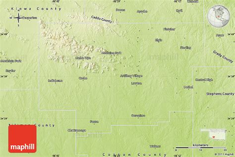 Comanche Area Map