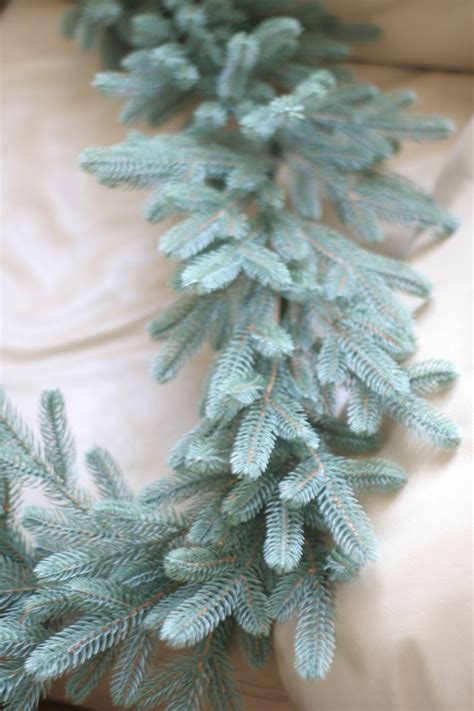 Blue Greenery Garland Christmas Garland Christmas Mantel - Etsy