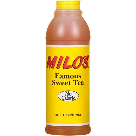 Milo's, No Calorie Sweet Tea Fresh Brewed, 20 Fl. Oz. - Walmart.com