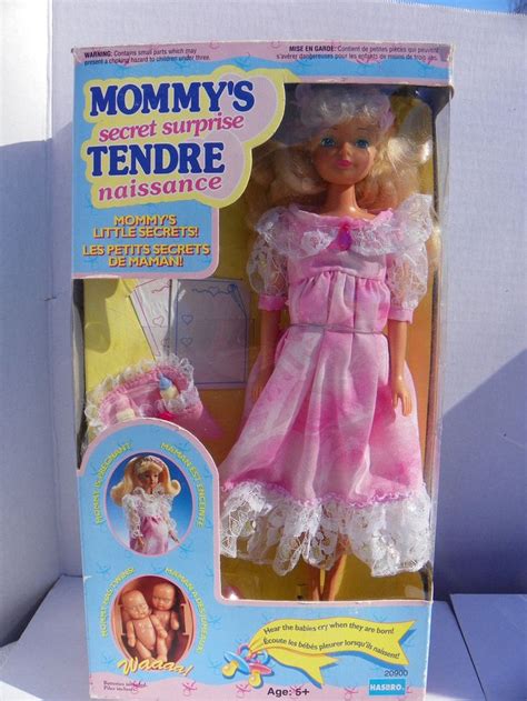 Vintage Hasbro 1993 Mommy's Secret Surprise Fashion Doll , Pregnant Doll , Doll with Twin Babies ...