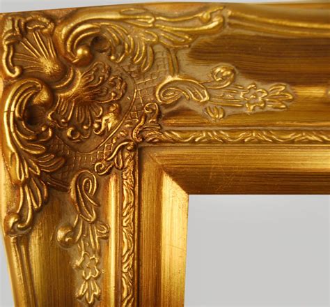 Details about 3.75" Antique Gold Leaf Ornate photo Oil Painting Wood Picture Frame 18G | Gold ...