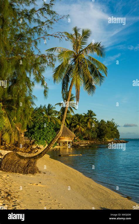 Matira beach sunset bora bora hi-res stock photography and images - Alamy