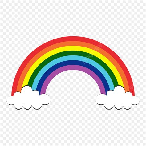 Rainbow Transpar Clipart Vector, Rainbow Clipart Png Transparent ...