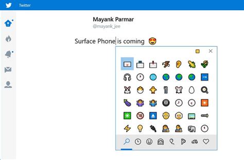 Windows 10's new emoji picker is not available in all languages