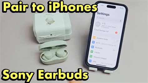 Sony Earbuds: How to Pair / Connect to iPhones (via Bluetooth) + Tips - YouTube