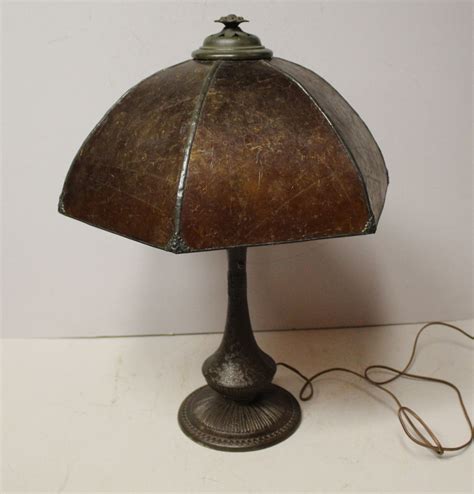 Bargain John's Antiques | Table Lamp with Mica Shade - Bargain John's ...