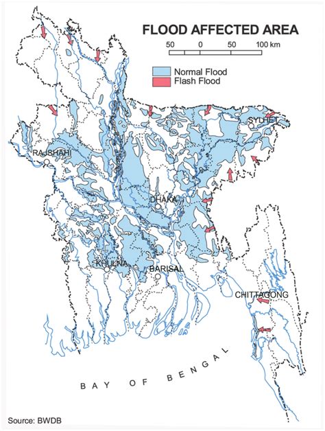 Flood affected areas of Bangladesh... | Download Scientific Diagram