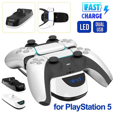 EEEkit Charger Station Fit for PS5 Controller, Dual Controller Charging ...