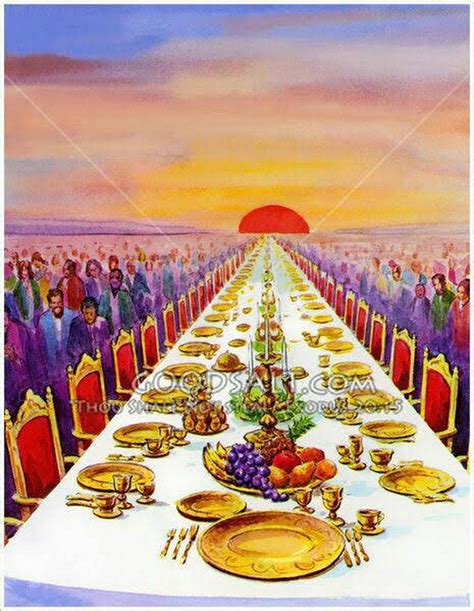 wedding feast of the lamb - Buscar con Google | Heaven pictures, Bible images, Pictures of jesus ...