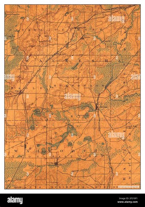 Eagle, Wisconsin, map 1892, 1:62500, United States of America by ...