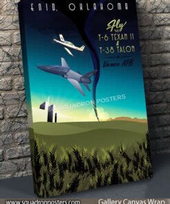 Fly The T-6 and T-38 Vance AFB - Squadron Posters