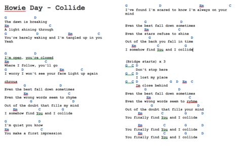 Collide | Ukulele songs, Ukulele chords, Songs