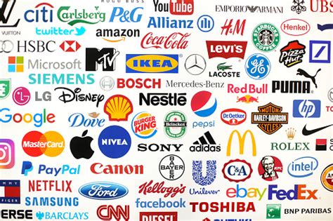 Famous Brands Stock Photo - Download Image Now - iStock