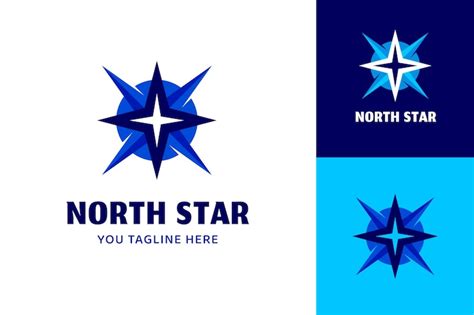 Free Vector | North star logo template