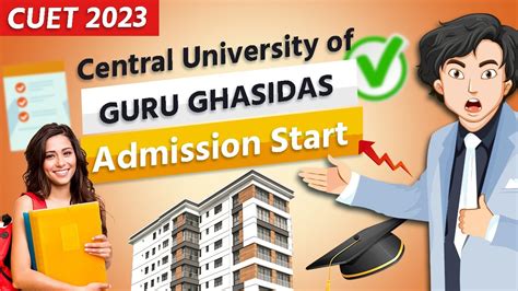 GURU GHASIDAS VISHWAVIDYALAYA Admission process 2023 | GGU Admission # ...