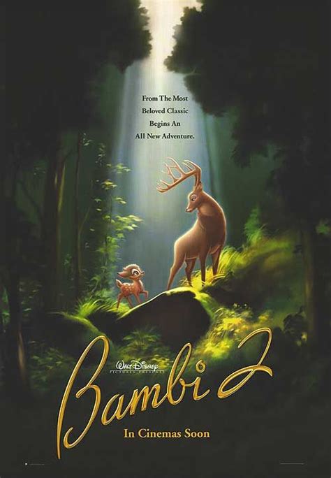 bambi 2 | Disney movie posters, Home disney movie, Bambi