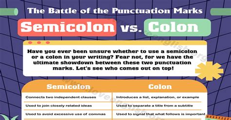 Semicolon vs. Colon: Which One to Use in Your Writing? - Love English