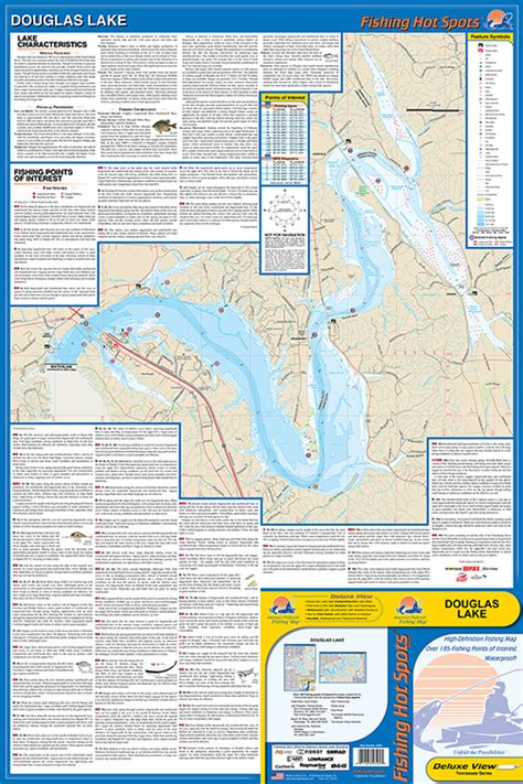 Douglas Lake Fishing Map