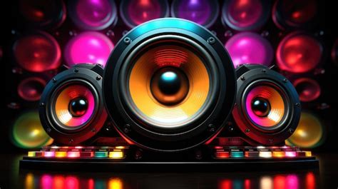 Premium AI Image | Heavy Loud Speaker HD 8K background Wallpaper Stock ...