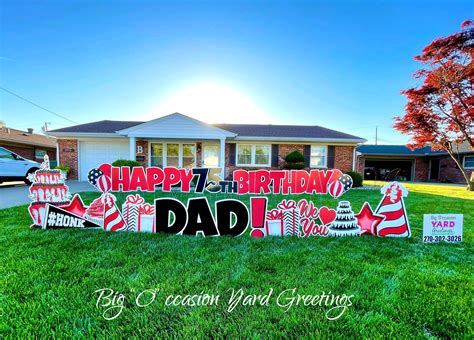 Yard Card Greetings - Big ‘O’ccasion Yard Greetings