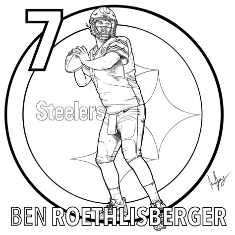 Football Steelers Coloring Pages