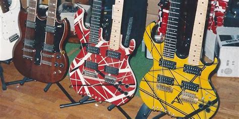 Never Seen Photos of Eddie Van Halen’s Guitar Collection at 5150! | Van ...