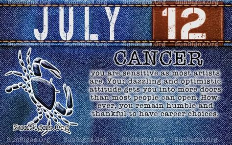 July 12 Zodiac Horoscope Birthday Personality - SunSigns.Org