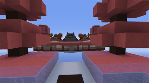 Background Bedwars Map - A popular mini game pvp in teams or individual.