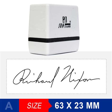 Signature Stamp, Pre Ink Signature Stamp , Pre Ink Signature seal , computerized Signature Stamp