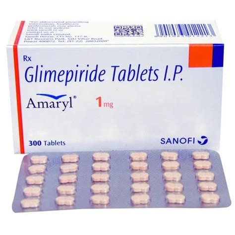 Amaryl 1mg Tablet at Rs 212/stripe | Yoginagar Society | Surat | ID: 25565085730