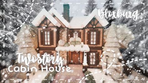 Bloxburg winter cabin