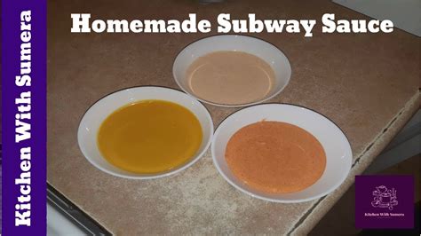 Subway Sub Sauce Recipe | Deporecipe.co